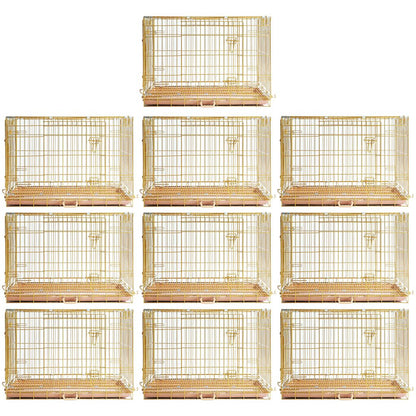 Collapsible Dog Crate — Escape-Proof, Foldable Metal Crate for Training & Travel