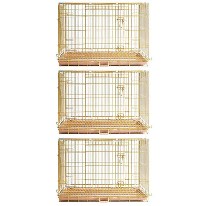 Collapsible Dog Crate — Escape-Proof, Foldable Metal Crate for Training & Travel