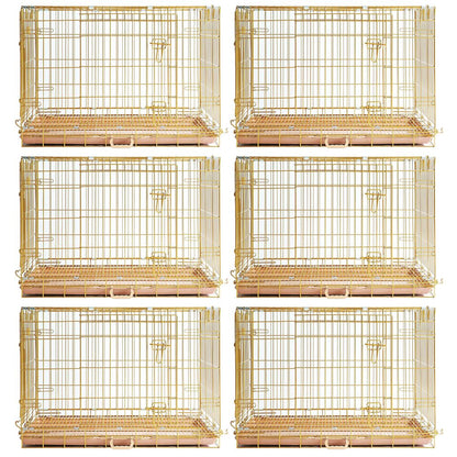 Collapsible Dog Crate — Escape-Proof, Foldable Metal Crate for Training & Travel
