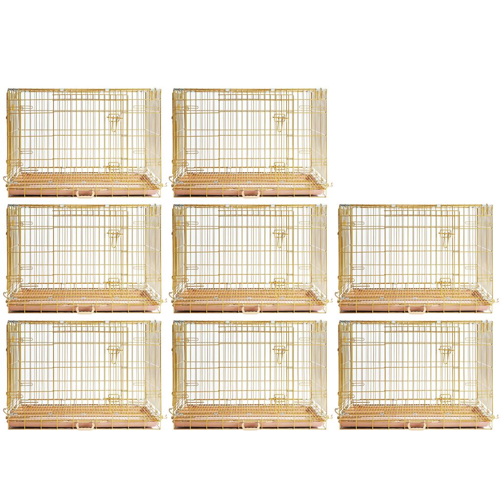 Collapsible Dog Crate — Escape-Proof, Foldable Metal Crate for Training & Travel