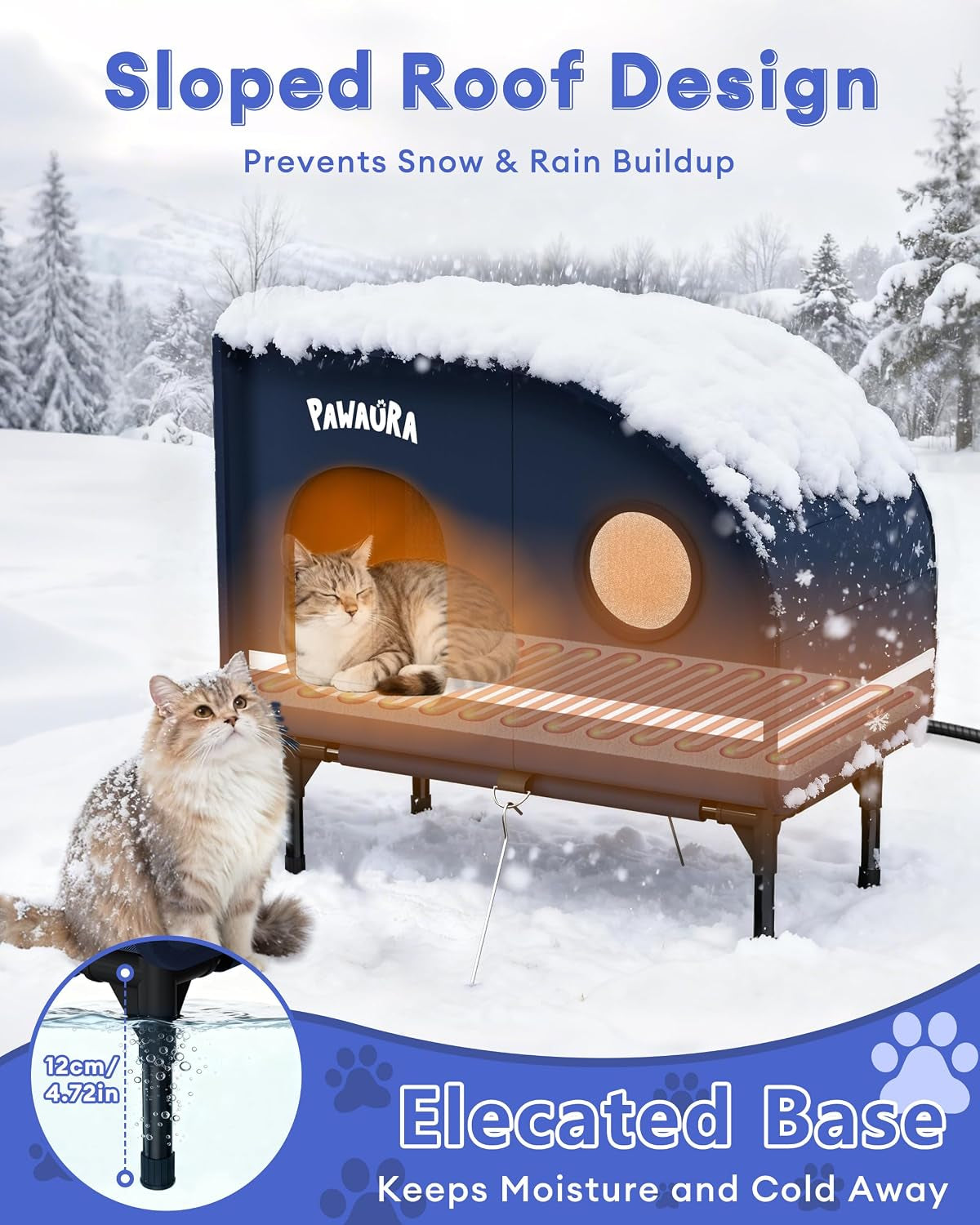 Heated Outdoor Cat House