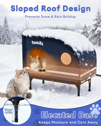 Heated Outdoor Cat House