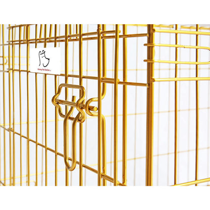 Collapsible Dog Crate — Escape-Proof, Foldable Metal Crate for Training & Travel