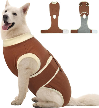 Female Dog Recovery Suit — Post-Spay & Surgery Coverage, Soft & Breathable (XS–2XL)