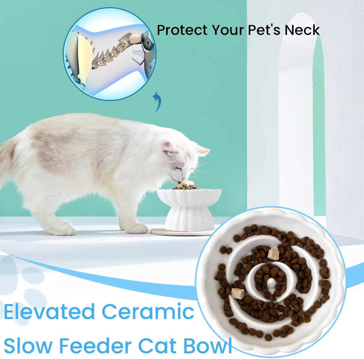 Ceramic Slow Feed Dish