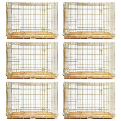 Collapsible Dog Crate — Escape-Proof, Foldable Metal Crate for Training & Travel