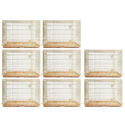 Collapsible Dog Crate — Escape-Proof, Foldable Metal Crate for Training & Travel