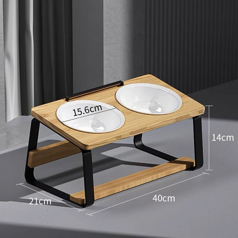 Ceramic Double Bowl