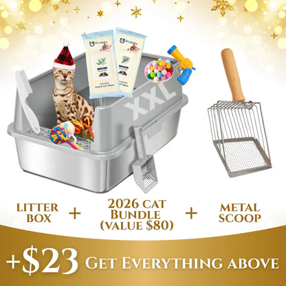 Stainless Steel Cat Litter Box