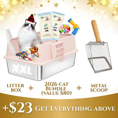 Stainless Steel Cat Litter Box