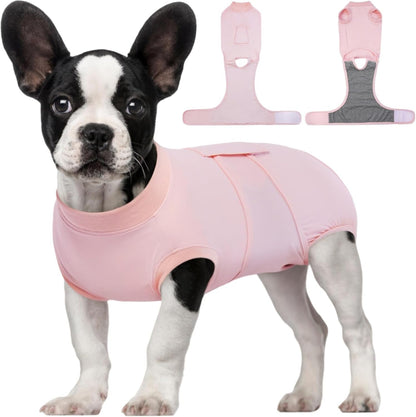 Female Dog Recovery Suit — Post-Spay & Surgery Coverage, Soft & Breathable (XS–2XL)