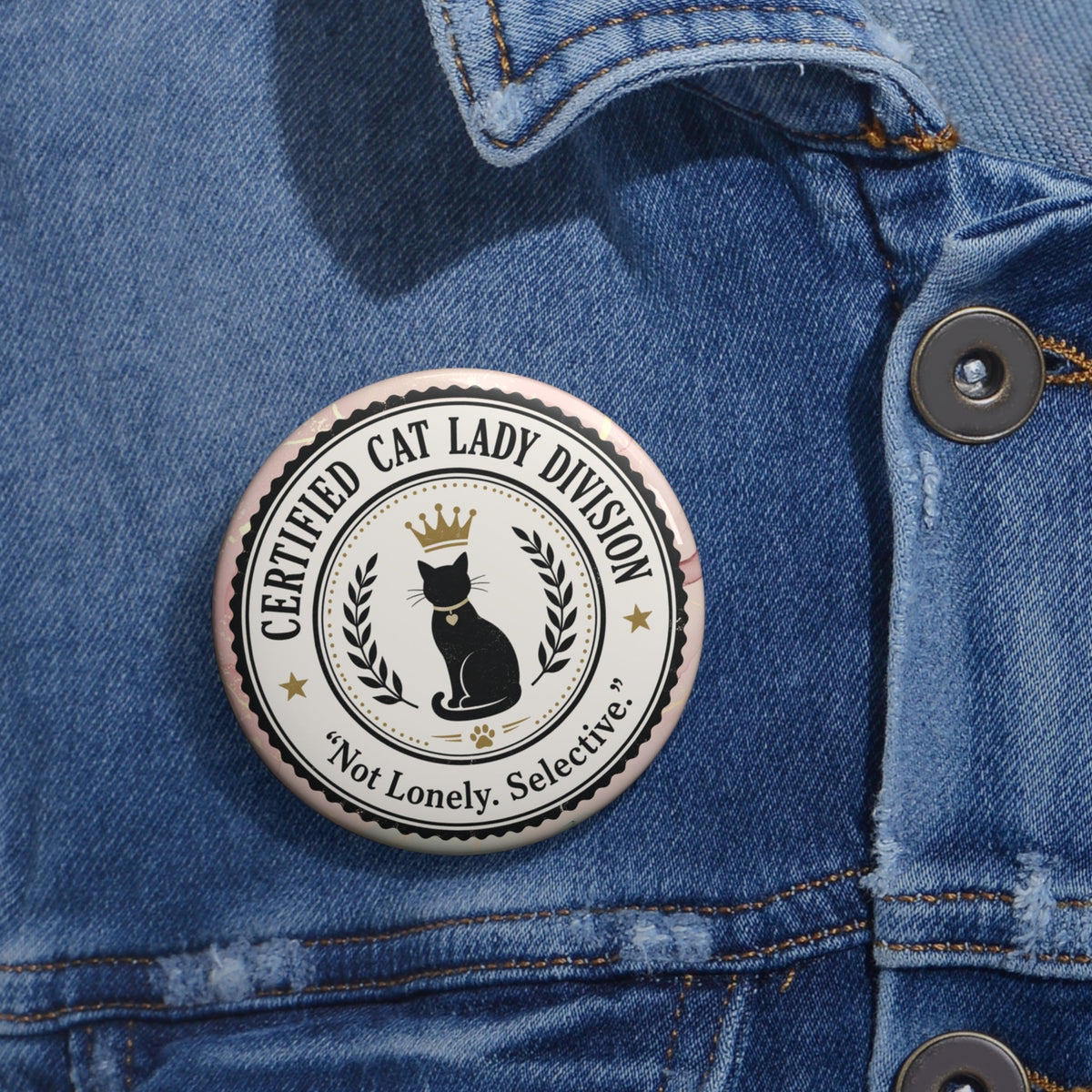 Certified Cat Lady Pin