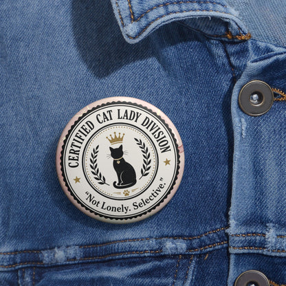 Certified Cat Lady Pin