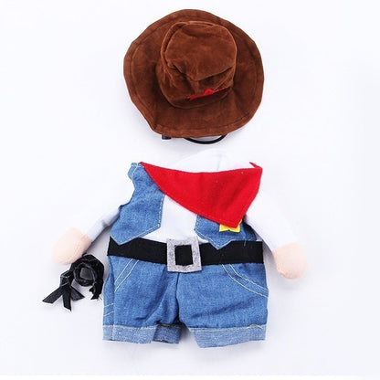 Cat Cowboy Funny Outfit