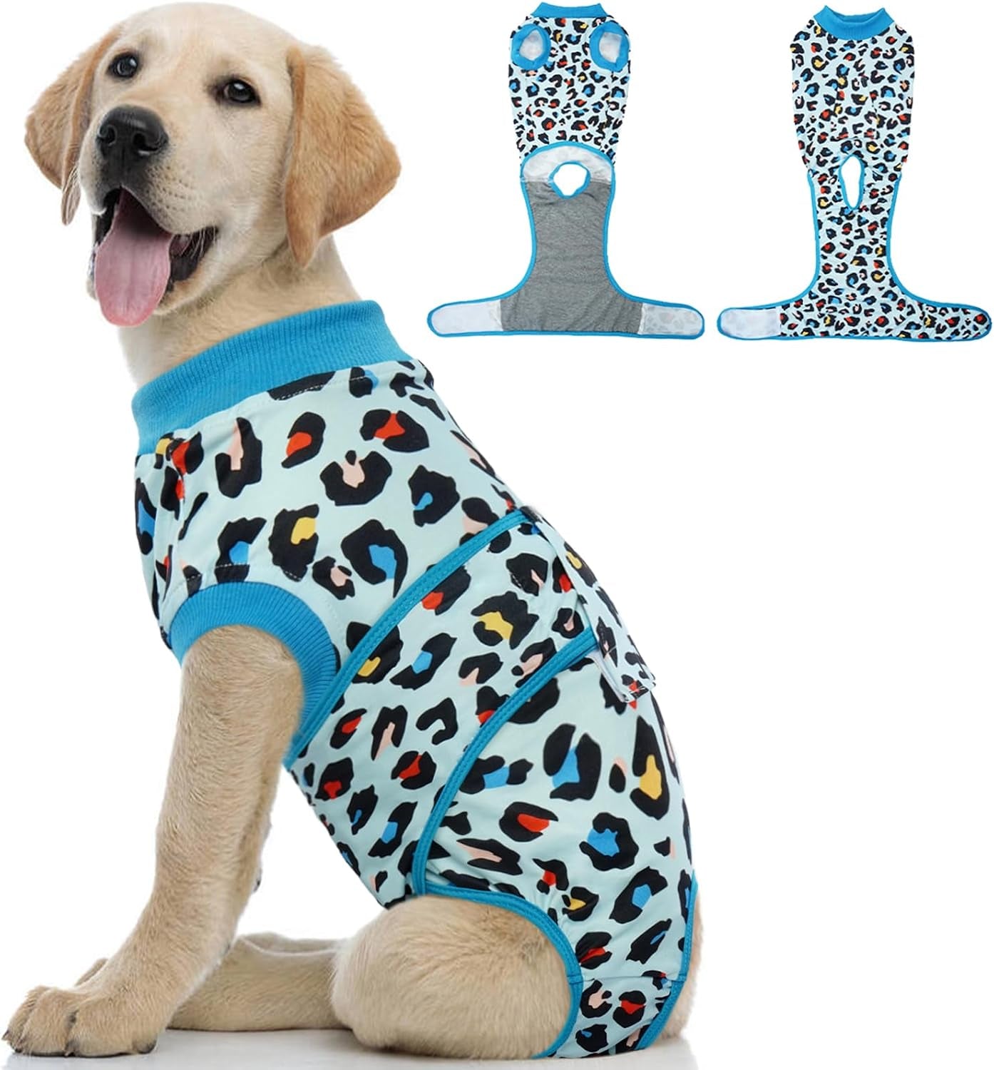 Dog Recovery Suit — Post-Surgery Coverage for Male & Female Dogs, Soft & Stretchy (XS–2XL)