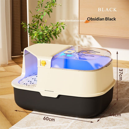 Enclosed Cat Litter Box