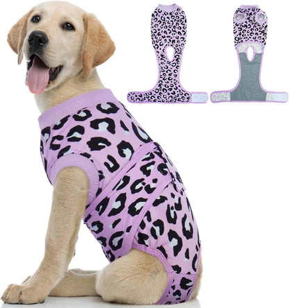 Dog Recovery Suit — Post-Surgery Coverage for Male & Female Dogs, Soft & Stretchy (XS–2XL)