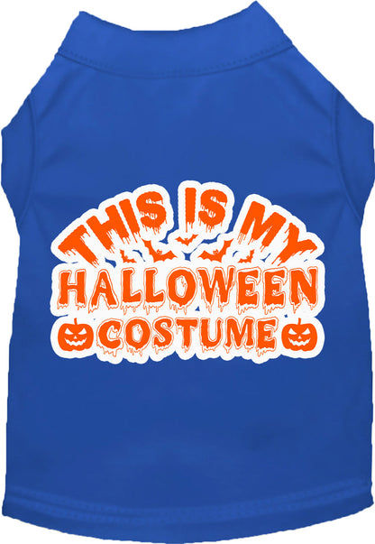 Halloween Cat or Dog Shirt for Pets "This is my Halloween Costume"