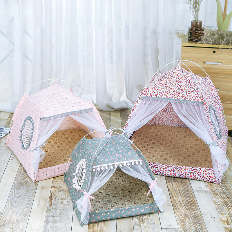Calming Pet Tent Bed