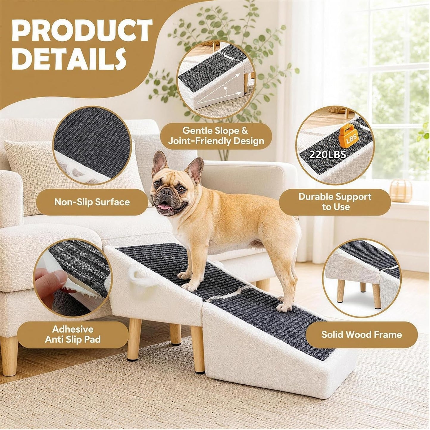 16in Dog Ramp Stairs