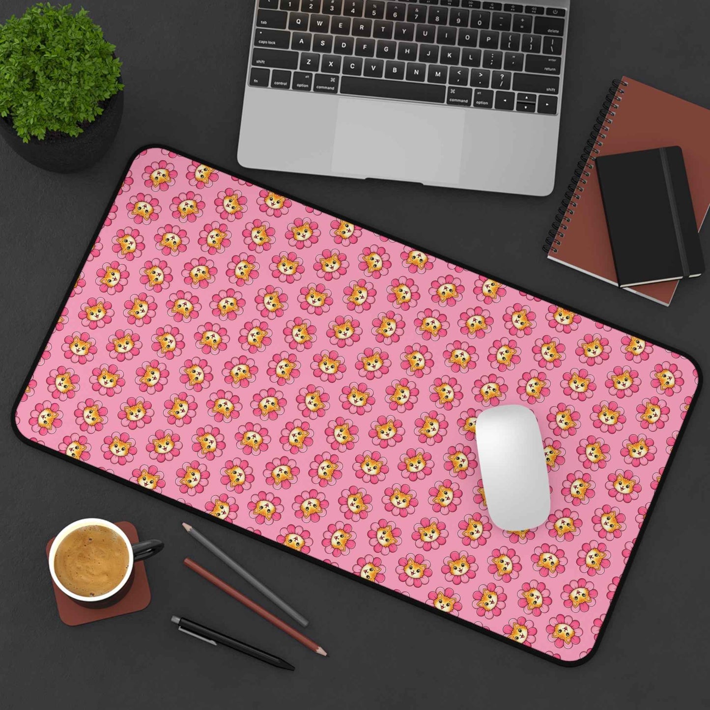 Cat Pattern Desk Mat