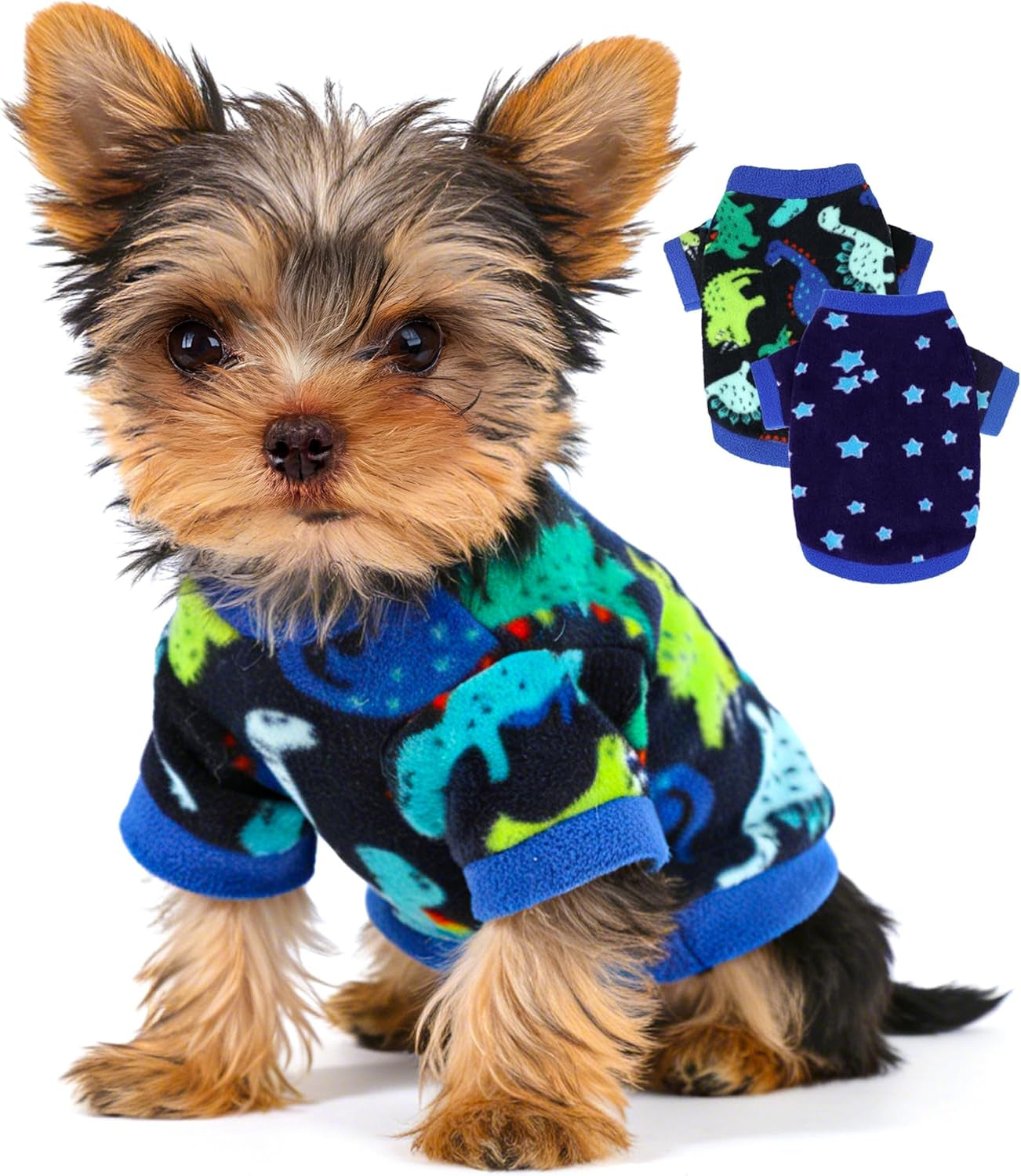 2-Pack Fleece Dog Sweaters