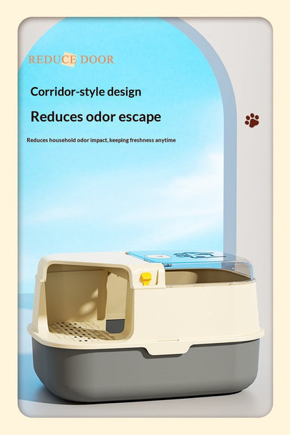 Enclosed Cat Litter Box