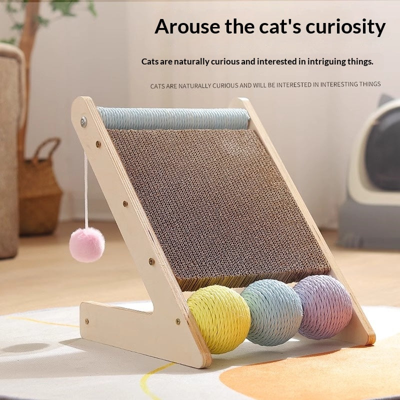 Wall-Mounted Cat Scratcher