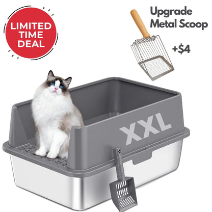 Stainless Steel Cat Litter Box