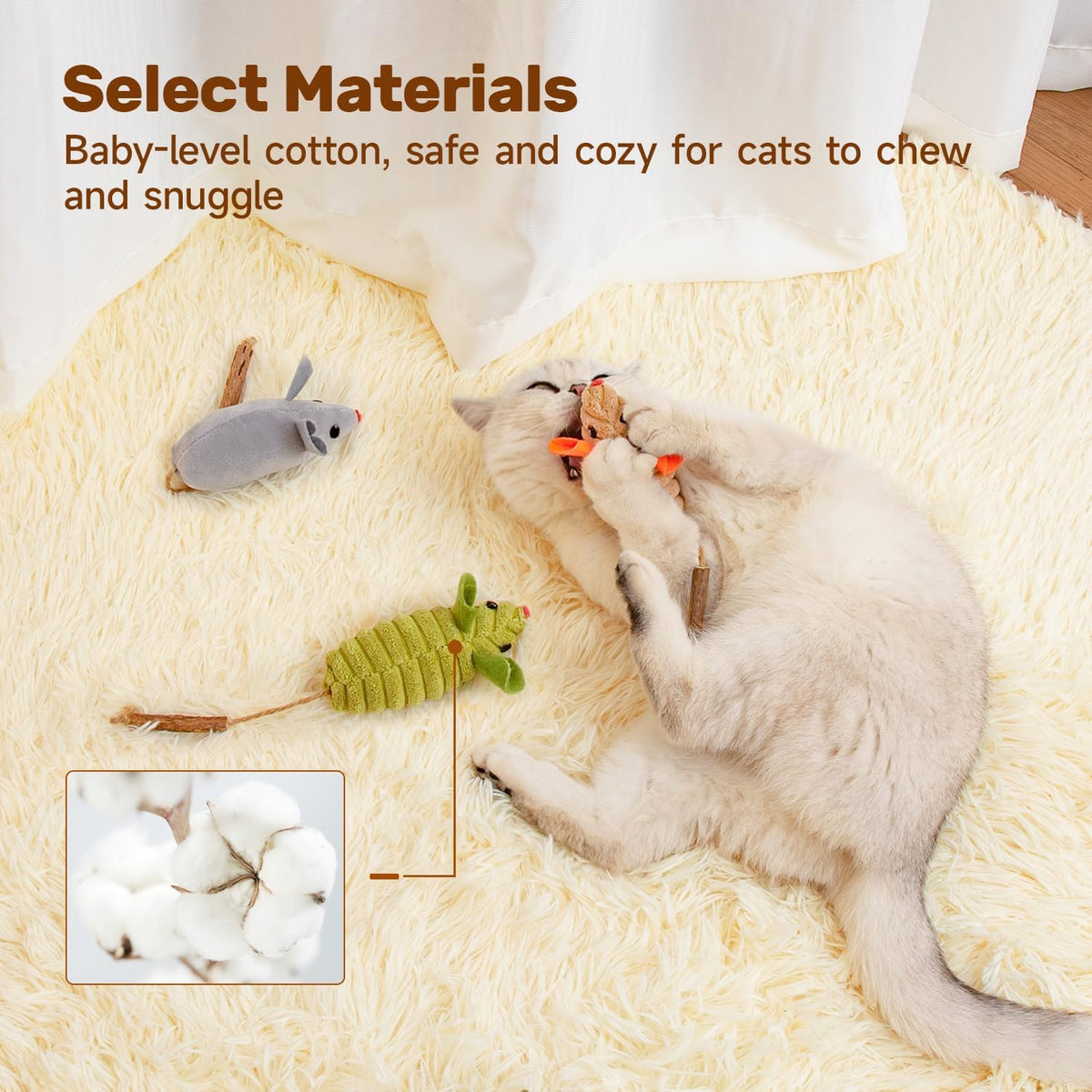 Cat Toys  Squeak Mice