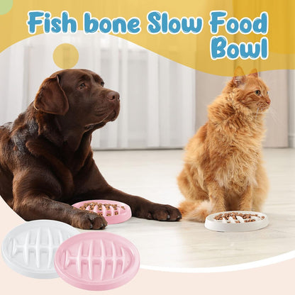 Cat Slow Feeder Bowl