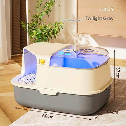Enclosed Cat Litter Box