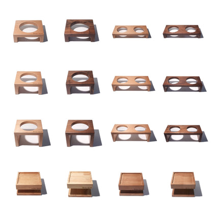 Solid Wood Bowl Stands