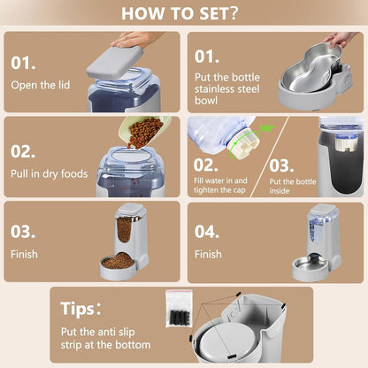 Feeder & Water Dispenser Set