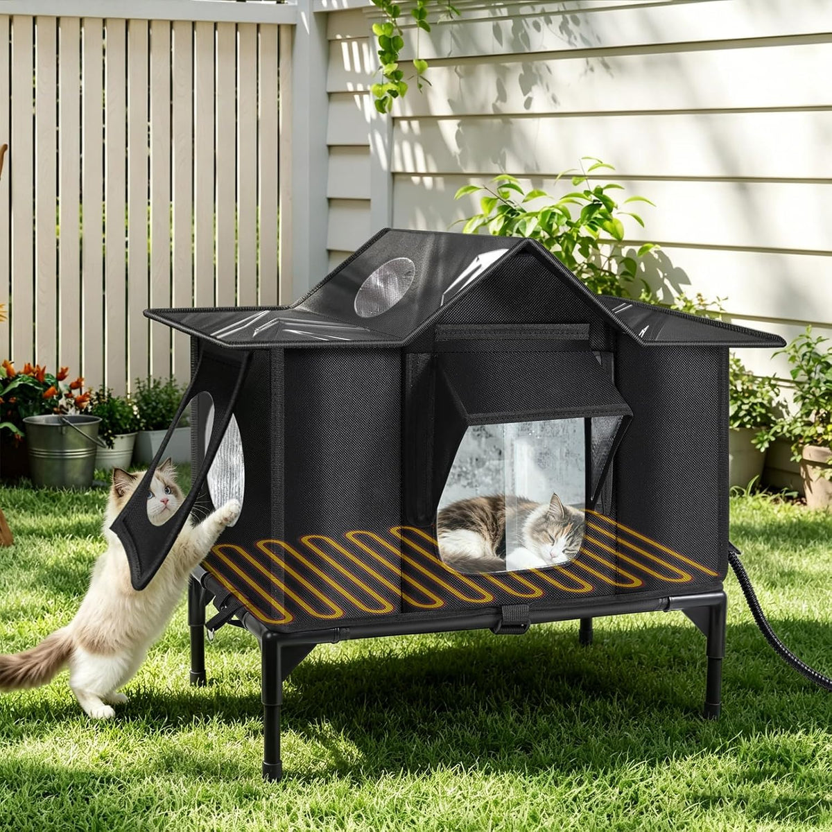 Heated Outdoor Cat House