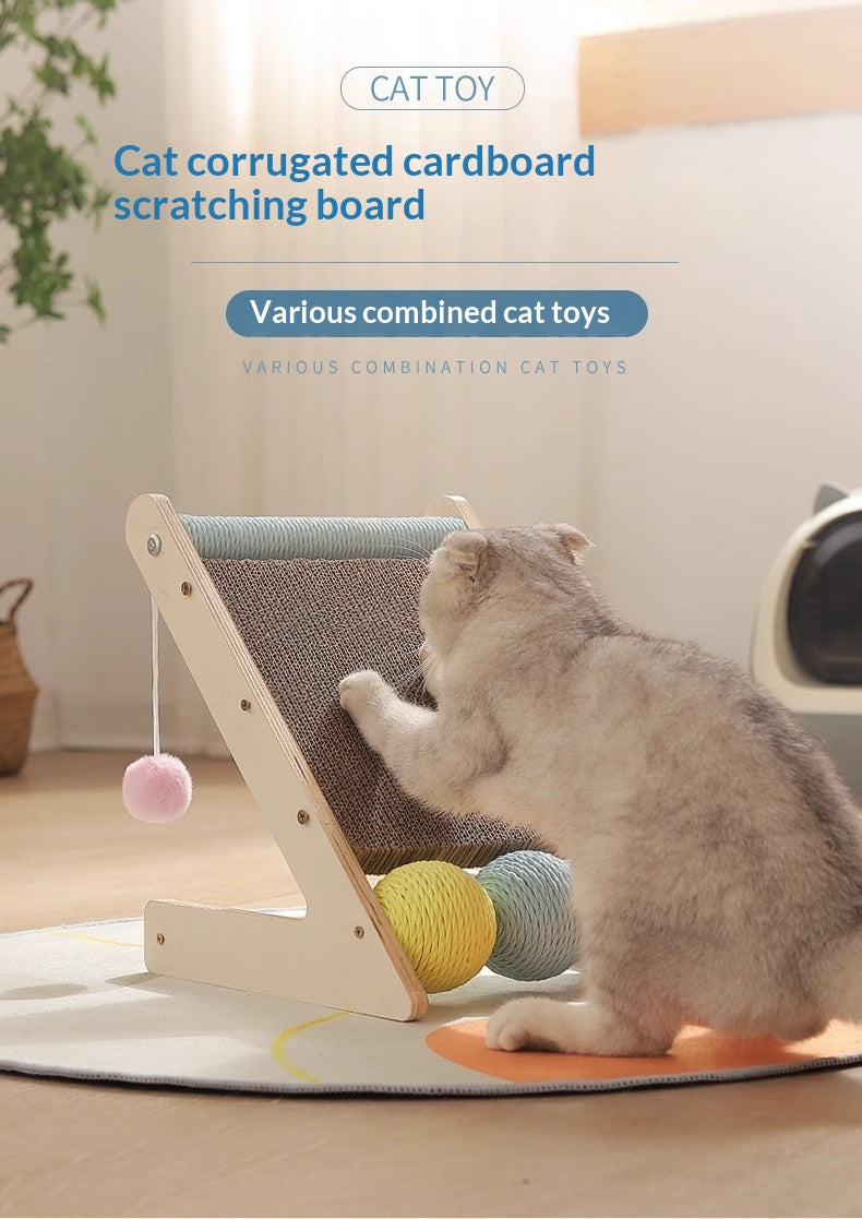 Wall-Mounted Cat Scratcher