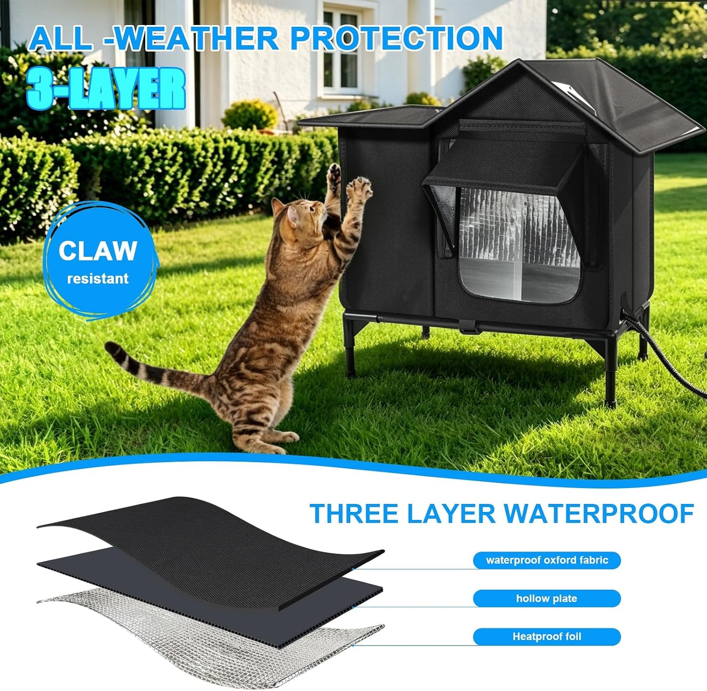 Heated Outdoor Cat House