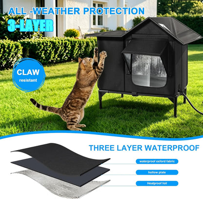 Heated Outdoor Cat House