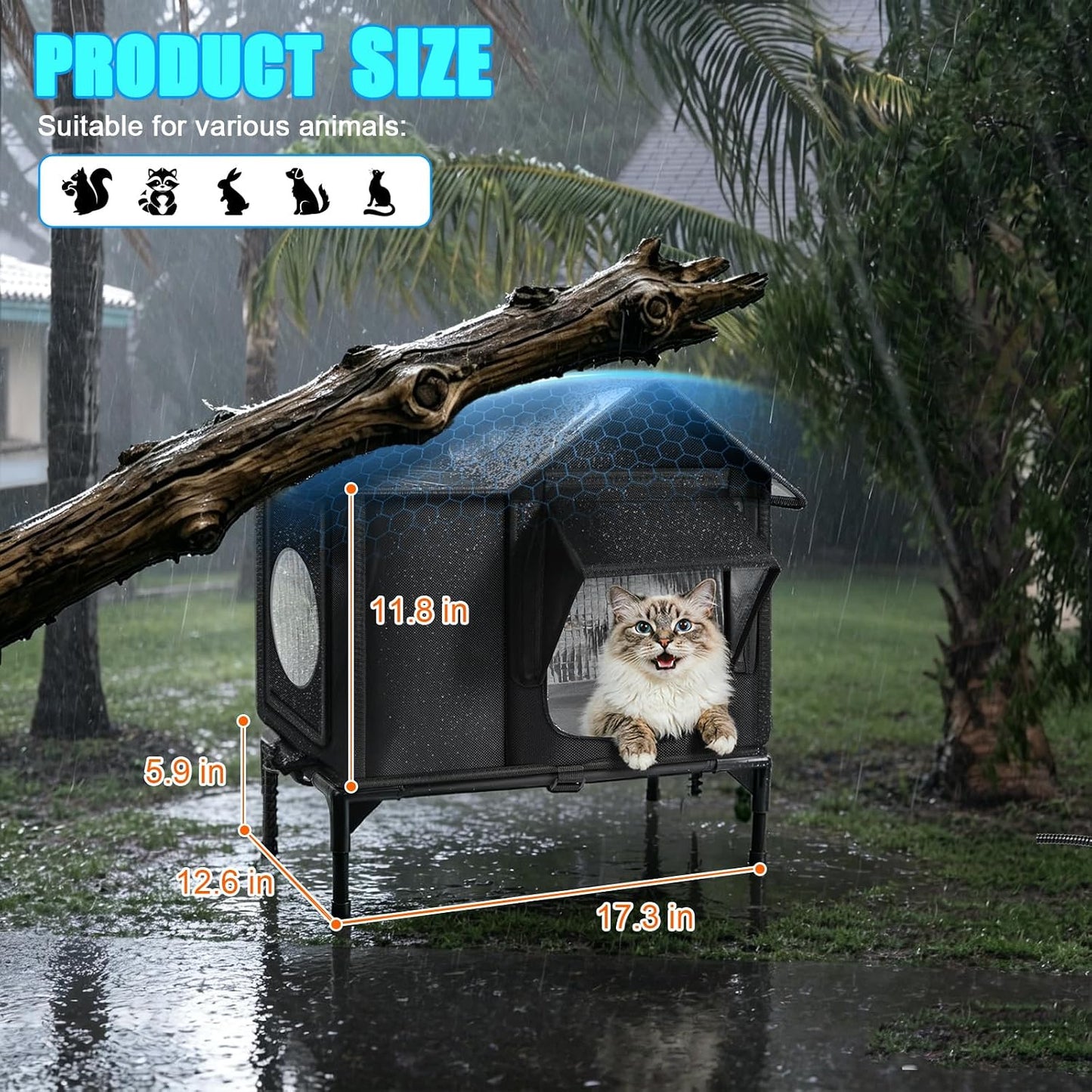 Heated Outdoor Cat House