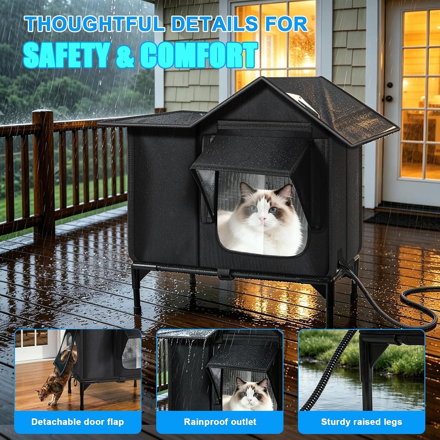 Heated Outdoor Cat House