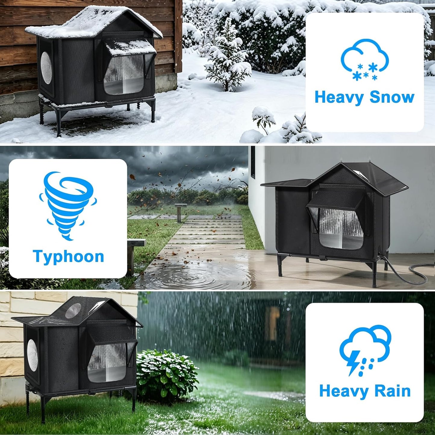 Heated Outdoor Cat House