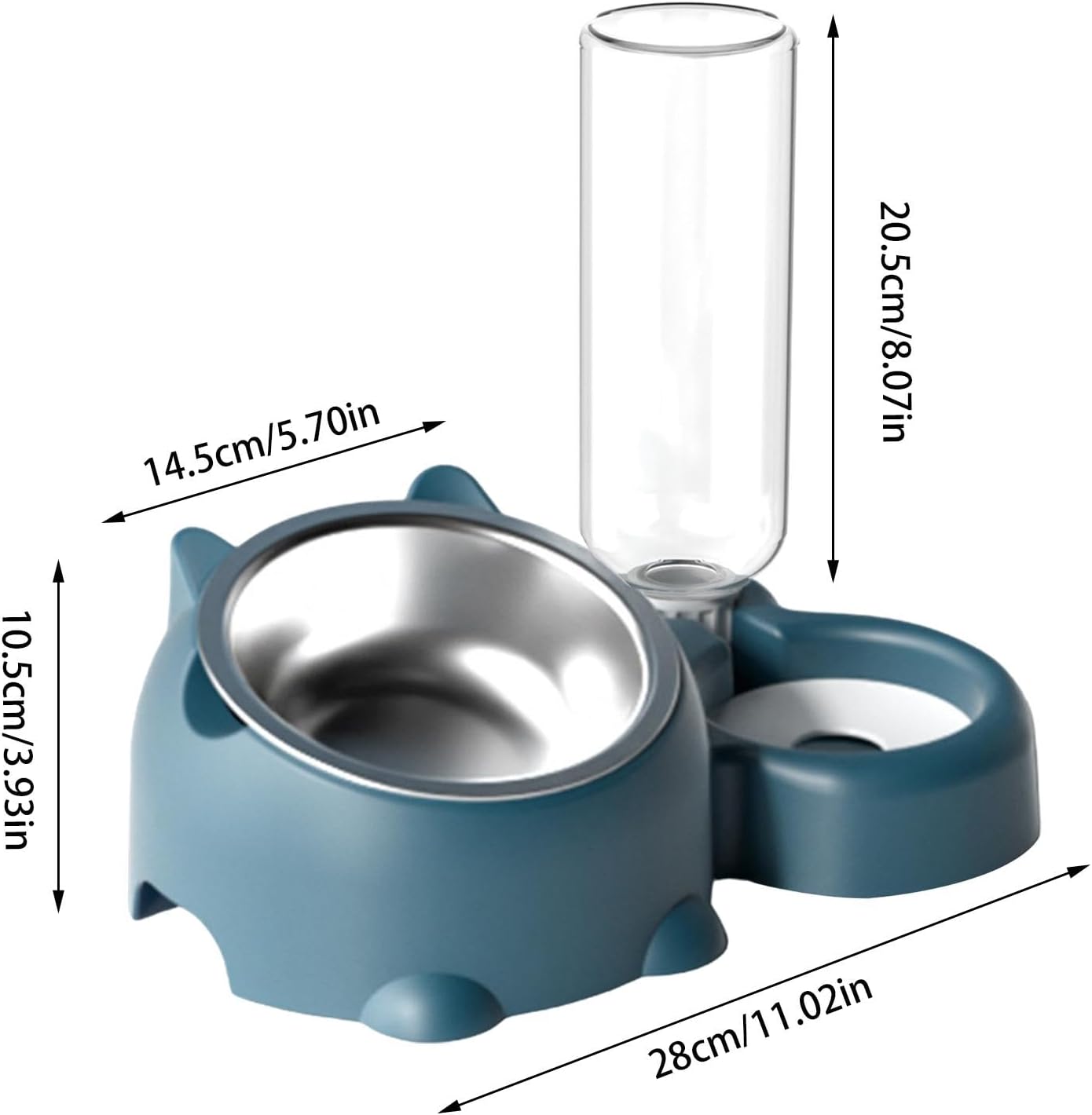 Food And Water Bowl Set