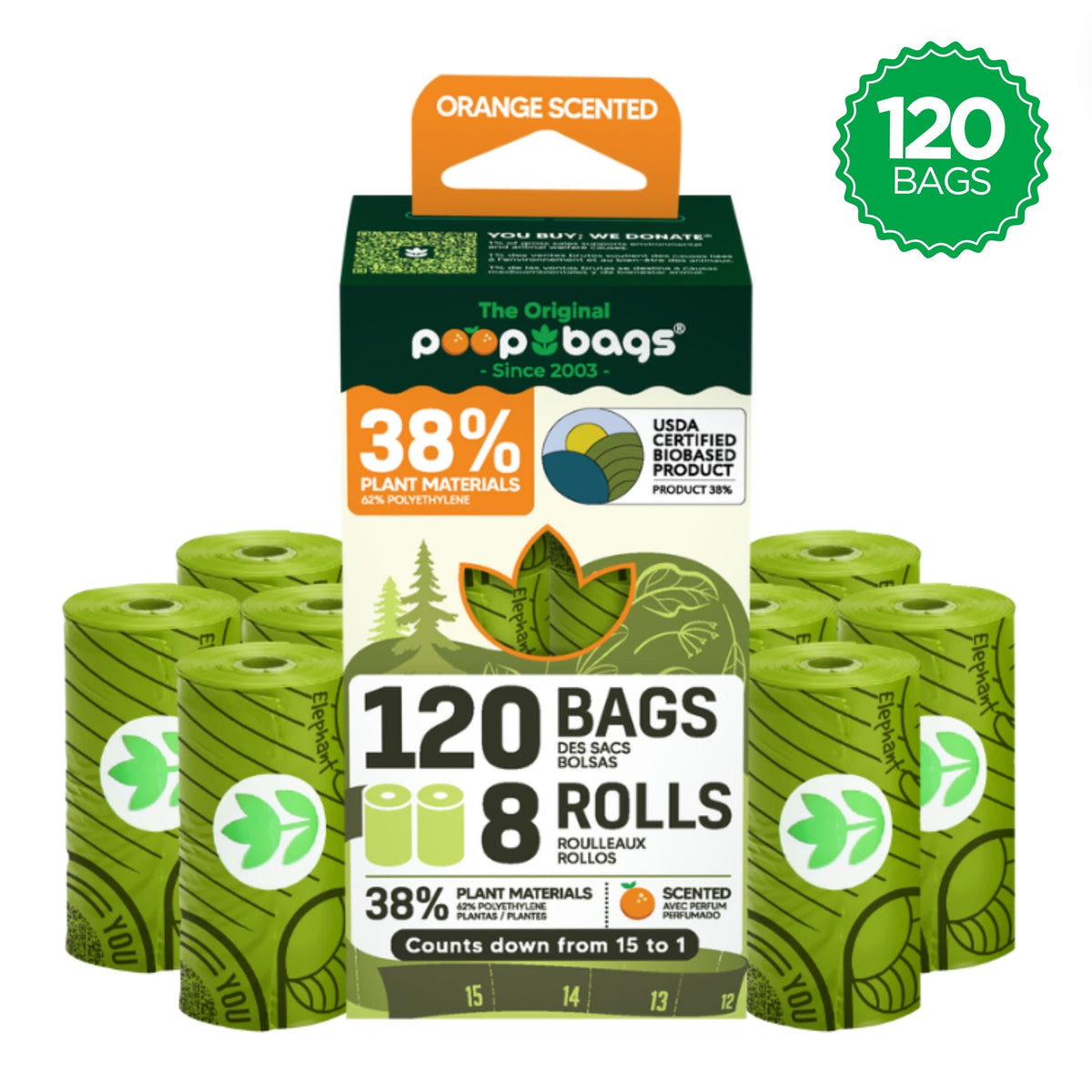 Leash Roll Poop Bags