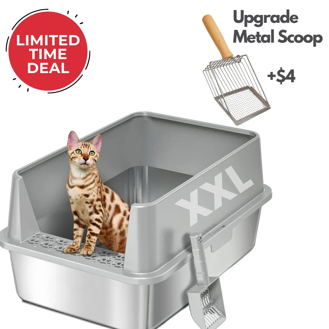 Stainless Steel Cat Litter Box