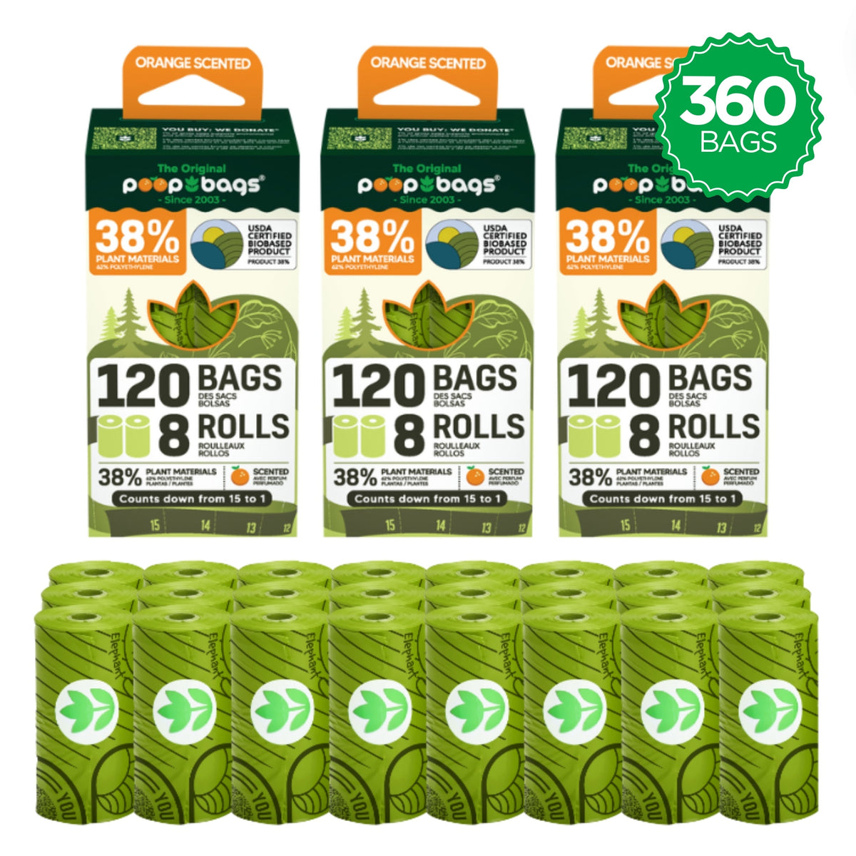 Leash Roll Poop Bags