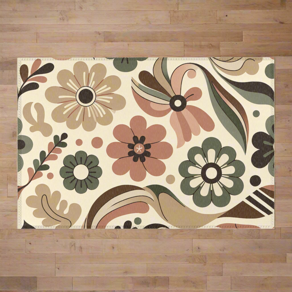 Earthy Floral mat