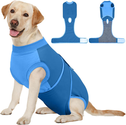 Female Dog Recovery Suit — Post-Spay & Surgery Coverage, Soft & Breathable (XS–2XL)
