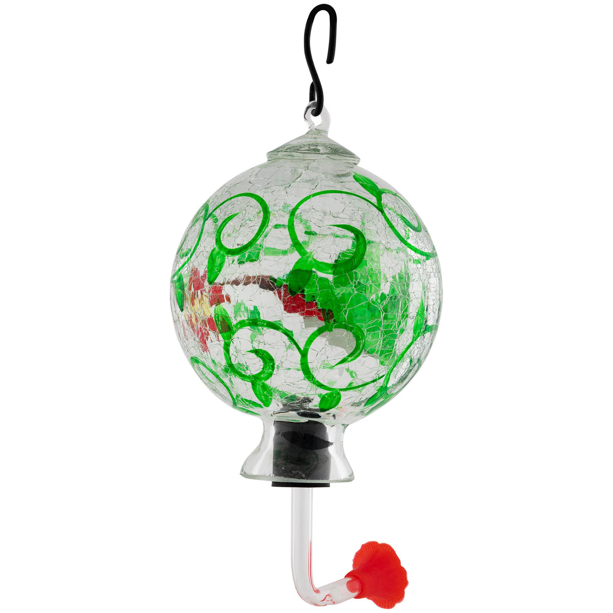 Glass Hummingbird Feeder