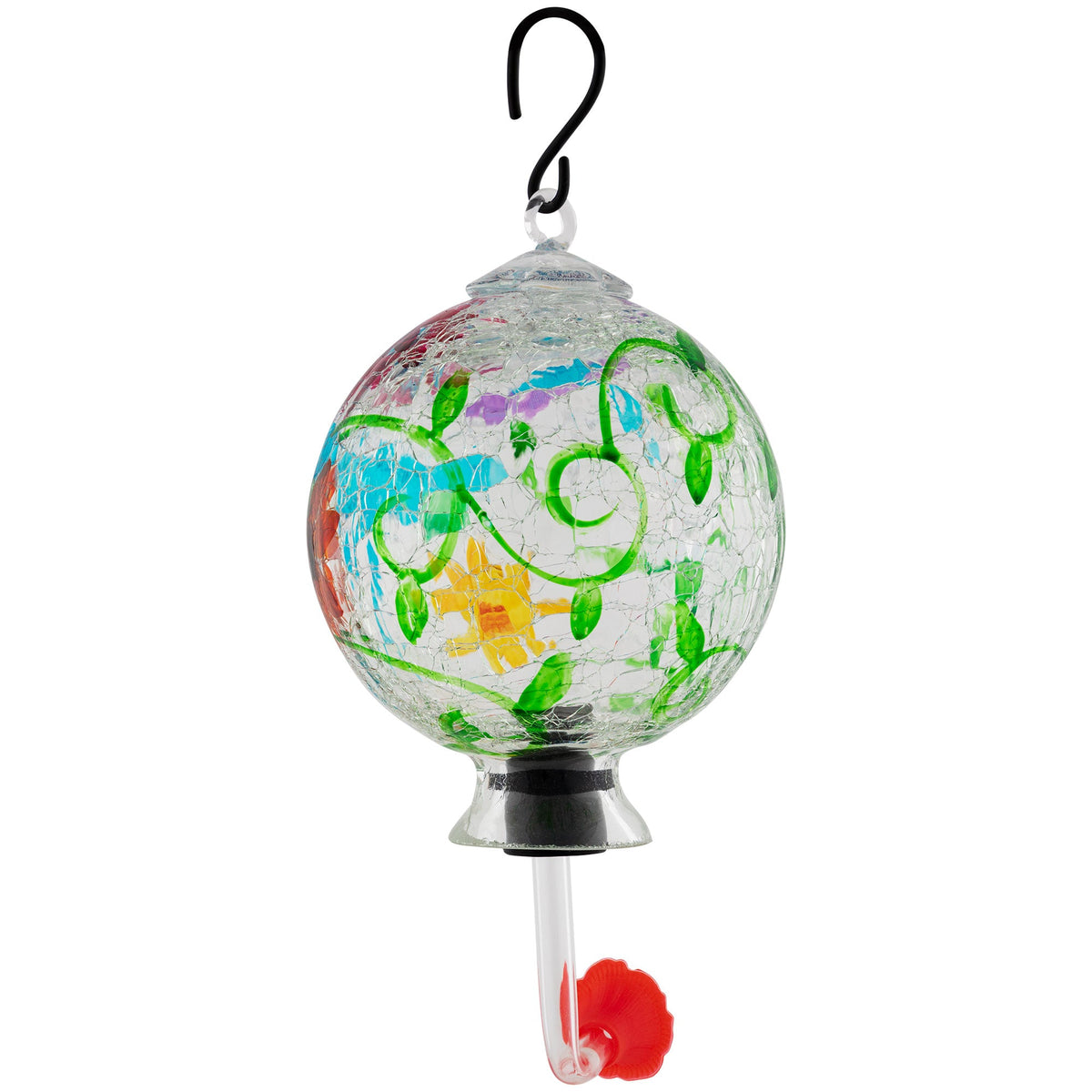 Glass Hummingbird Feeder