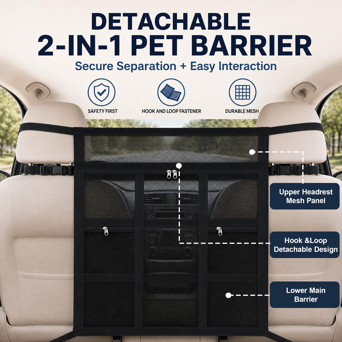 Dog Car Barrier